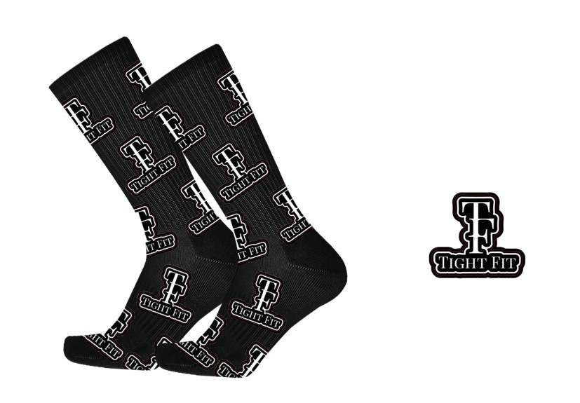 TightFit Crew Pattern Socks