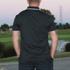 Executive Black Line Polo